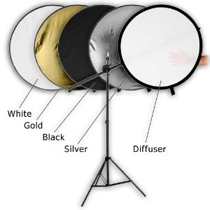 Small 5-in-1 Reflector